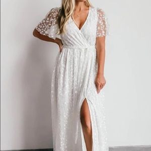 Baltic Born Marseille Lace Dress in white
